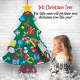 thumbnail image 2 of Felt Christmas Tree for Toddlers - 37.5 x 27.5 Inches DIY Felt Christmas Tree for Kids with 33 Ornaments - Kids Christmas Tree Wall Hanging Home Decoration, 2 of 6