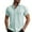 Light Blue, variant on MIXUE Mens Casual Button Down Shirts Summer Solid Color Lapel Short Sleeve Plus Size Fashion Tops Daily-Wear,Brown,M