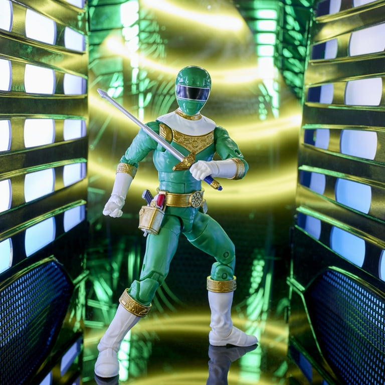 Bonbell Power Rangers Lightning Collection – Action Figure Zeo Ranger Verde 15 Cm – Giocattolo Collezionabile Premium Con Accessori E Testa Intercambiabile