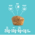 thumbnail image 2 of Lakanto Sugar Free Banana Nut Muffin and Bread Mix - Sweetened with Monk Fruit Sweetener, 2g Net Carbs, Gluten Free, Naturally Flavored, Keto Diet Friendly, Dairy Free (12 Muffins), 2 of 10