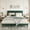 Dark Green, variant on Twin/Full/Queen/King Size Upholstered Platform Bed Frame - Modern Fabric Headboard, Metal Frame & Wooden Slats Double Support, Non-Slip Noise-Free, No Box Spring Needed