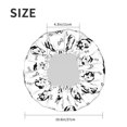 thumbnail image 3 of Cute Cartoon Husky Funny Bones Shower Cap, Reusable Bath Hair Hat for all Hair Lengths Hair Cover with Elastic Band Double Waterproof Layers Bathing Hat, 3 of 5