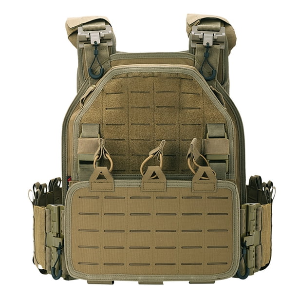 Bolso Pecho para Hombre Hugtrwg Nailon Ajustable Impermeable para Viajes Senderismo color Barro