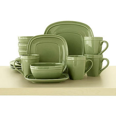 Canopy Soft Square 16-Piece Dinnerware Set, Assorted Colors ... Canopy Soft Square 16-Piece Dinnerware Set, Assorted Colors ...