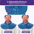 thumbnail image 5 of KEKOY Extra Large Heating Pad for Back and Shoulder Relief, Electric Heat Pad 24"x37", 4 Heat Settings, Auto Shut-off & Machine Washable, Christmas Gifts, Blue, 5 of 13