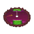 thumbnail image 6 of Lsque Geometry Dash for Christmas Tree Skirt, Merry Christmas Tree Skirt Collar, Xmas Holiday Decoration-30", 6 of 7