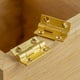 thumbnail image 5 of 100Pcs Bisagras Mini de Cobre Puro para Conectores de Cajones de Muebles, Dorado, 5 of 6