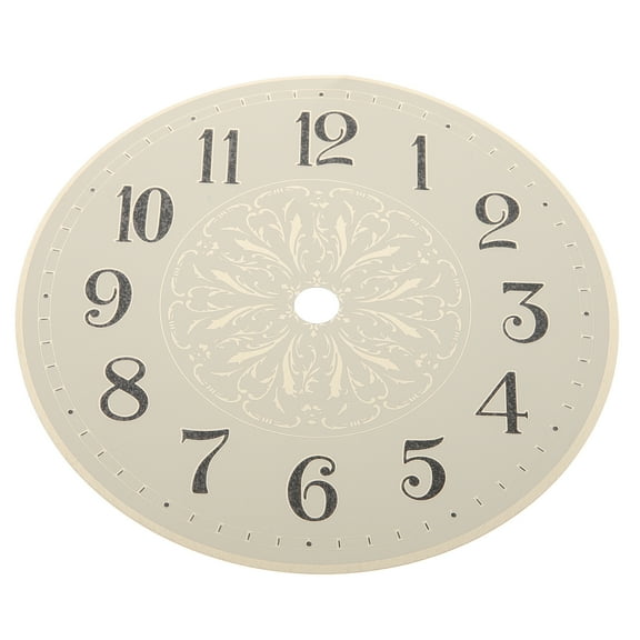 AURARMLET Wall Clock Components Clock Dial Golden Iron 1Pcs 5.5x5.5x0.04In