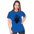 thumbnail image 4 of Diamond Bleeding Heart Compass Womens Slim Fit Graphic Tee Brisco Brands S, 4 of 5