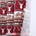 thumbnail image 3 of GlowSol Christmas Reindeer Plaid Farmhouse Home Decor Short Tier Curtains for Kitchen Cafe Bathroom Window Curtains, Red, 30 Inch Length, 3 of 7