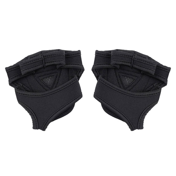 Zeiwohndc Palms Protectors Antislip Four Finger Workout Gloves Gym Weight Lifting Gloves