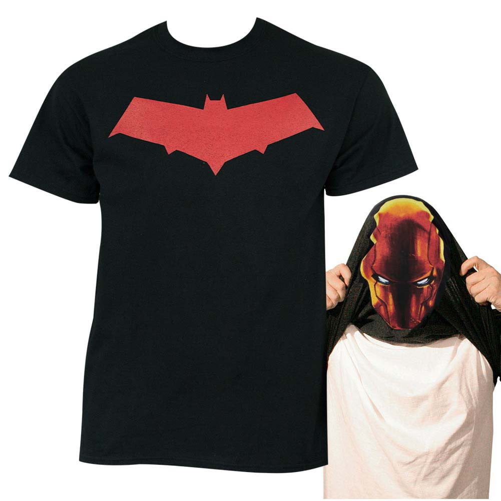 Dc red hood t shirt cheap