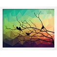 thumbnail image 2 of Animal of Wildlife  Bird on Tree Branch and Low Poly Vector Background, Animals Framed Art Print Wall Art by ananaline Sold by Art.Com, 2 of 5