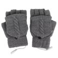 thumbnail image 1 of ANGGREK Gants Chauffants Sans Doigts Mitaine USB Double Face Gants pour Ordinateur Portable Mitaine Gris, Mitaine Chauffée, Gants pour Ordinateur Portable Plus Chauds, 1 of 8