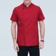 thumbnail image 2 of Chaqueta de chef de manga corta unisex Chef Apparel - rojo 3XL Sunnimix Chaqueta de chef para hombre, 2 of 8