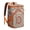 Orange-33, variant on Geometric Mandala Design Cooler Backpack - 20L Leakproof Picnic Backpack, Durable & Portable for Beach & Camping Trips