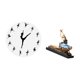 thumbnail image 5 of Reloj de pared,Reloj de pared con bailarina,reloj decorativo colgante.,estatua de bailarina de ballet,Estatua de bailarina de ballet,figura de bailarina,Escultura de resina adorno figura arte, 5 of 8