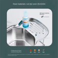 thumbnail image 5 of Cesta de drenaje de acero inoxidable para el filtro de residuos de cocina fácil de desmontar, plata Feliz Sencillez, 5 of 5