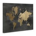 thumbnail image 2 of Stupell Industries Glam Black and Gold World Map Canvas Art, 48 x 36, by Jennifer Goldberger, 2 of 6