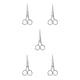 thumbnail image 1 of Vogacara Tijeras para bigote resistentes al desgaste, herramientas de limpieza convenientes a la moda, cortadora de belleza, fiesta de negocios, ronda Type2 NO2 Vogacara CBP269050, 1 of 5