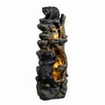 thumbnail image 6 of Hi-Line Gift Ltd 79764 37" H Bear Climbing Water Fountain Outdoor W/LEDs, 6 of 7