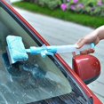 thumbnail image 4 of POINTERTECK Double-Sided Window Glass Cleaner Cleaning Brush Portable Scraper Scrubber with Non-Slip Handle New, 4 of 9