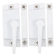 thumbnail image 1 of Window Locks for Horizontal Sliding Windows Child Safety Zinc Alloy White 2 Sets, 1 of 8