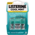 thumbnail image 1 of Breath Strips Listerine Cool Mint, paquetes de bolsillo, 288 unidades (paquete de 4), 1 of 1