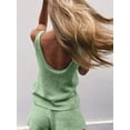 thumbnail image 3 of Women's Lounge Sets Knit Sleeveless Knit Tops & Shorts 2 Piece Outfits, 3 of 6