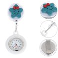 thumbnail image 1 of OULII Montre de Poche Infirmière Montre à Quartz avec Fonction Rétractable Alliage Bleu 3.73x1.69x0.39 Po Lot de 1, 1 of 7