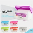 thumbnail image 7 of Enday Card Holder Box for Index, Note and Blank Flash Cards Office and School Supplies Purple, 7 of 7