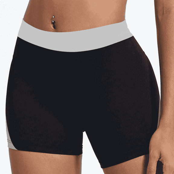 SOMER Biker Womens Gym Shorts Lightweight Slim Fit Tummy Workout Shorts for Yoga Dance Running