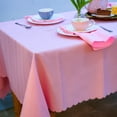 thumbnail image 2 of JYFLZQ Pink Tablecloth 60''x 120'' Rectangle Table Cloth for 6 Foot Tables Stain Resistant Table Cover, 2 of 7