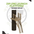 thumbnail image 2 of ZIP LINE LAUNCH PLATFORM HARDWARE KIT, Model Building Kits, Treehouse, Powder Coated, 2 of 3