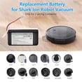 thumbnail image 2 of RVBAT850 Battery Replacement for Shark Ion Robot Vacuum 14.4v  3200mAh  (2-Prongs Plug), 2 of 6