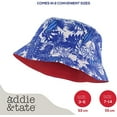 thumbnail image 2 of Addie & Tate Unisex Red Reversible Bucket Hat for Kids 3-6 Years Old, 2 of 6