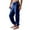 Navy, variant on Ediodpoh Mens Four Seasons Can Wear Casual Retro Style Solid Color Lace up Pants Casual Pants Casual Shorts for Men Khaki XL