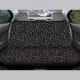 thumbnail image 4 of HUISEFOR Black Leopard Print Car Seat Cover Set Breathable Comfortable Four Piece Car Seat Covers Set Elastic Removable Automotive Accessories Fits Vehicle Cars SUV, 4 of 6