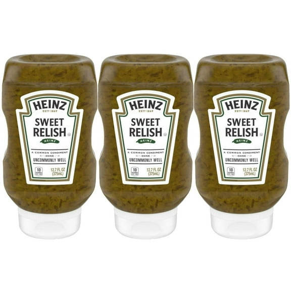 Heinz Sweet Relish 12.7 Ounce Bottle (Pack of 3)