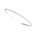 thumbnail image 3 of Diadema sencilla de cristal a la moda, accesorio para el cabello, tocado de novia (plateado), 3 of 8