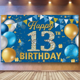  LYLYCTY 7x5ft Happy Birthday Backdrop for Kids Boy Birthday  Party Supplies Royal Blue Balloon Background Photo Banner Studio Background  Booth Props LYLS925 (No Logo) : Electronics