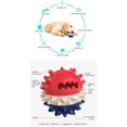 thumbnail image 2 of Dog Toys, Dog Chew Toys Teeth Cleaning Interactive Dog Floating Balls With Rope Pet Squeaky Toys For Dogs (red), 2 of 4