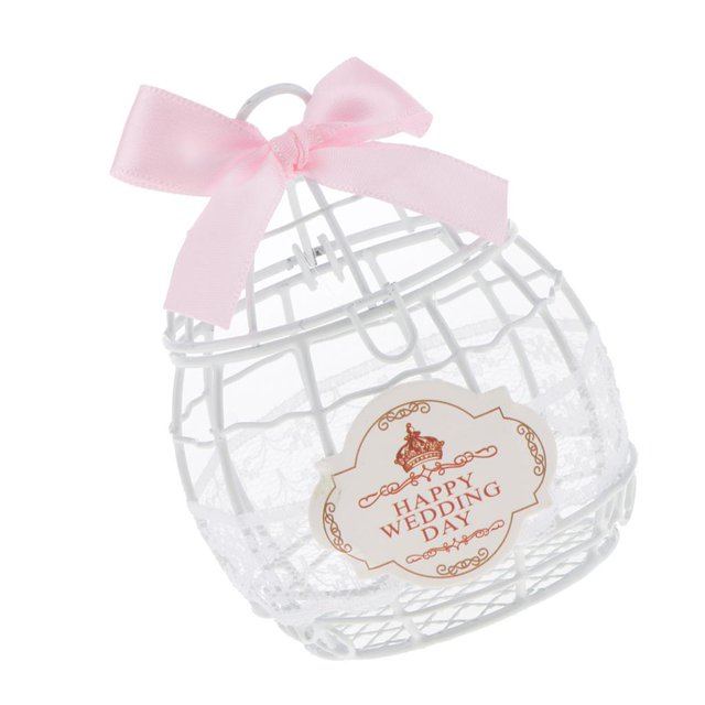 Caja del Favor de Boda Yuyangstore Decoración de Dulces Blanco y rojo rosa claro
