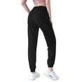 thumbnail image 4 of Women's Relaxed Fit Jogger Sweatpant Joggers Casual High Waisted Sweatpants Loose Lightweight Yoga Lounge Active Pants with Pockets, 4 of 5