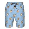 thumbnail image 3 of Goofa Corgi Dog Printed Mens Swim Trunks Summer Quick Dry Short Beach Swimwear Bathing Suits-Small, 3 of 9
