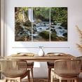 thumbnail image 3 of Elephant Stock Banias Waterfalls Wall Art - Horizontal Multi Panel Canvas - Living Room Wall Decor - Nature Multi Panel - White And Green Decor - 65" x 42", 3 of 8