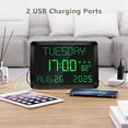 thumbnail image 2 of Reloj Raynic con calendario diario, pantalla grande USB, 11.5 pulgadas, 2 of 8