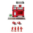 thumbnail image 1 of Kit de construcción de estación de bomberos, juguete de rol de bomberos para modelo de arquitectura 94 piezas, 1 of 9