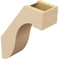 thumbnail image 5 of Ekena Millwork 5"W x 14"D x 18"H Del Monte Rough Cedar Woodgrain TimberThane Knee Brace, Primed, 5 of 6