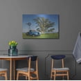 thumbnail image 4 of Luxe Metal Art 'Country Blue' by Lori Deiter, Metal Wall Art, 36"x24", 4 of 9